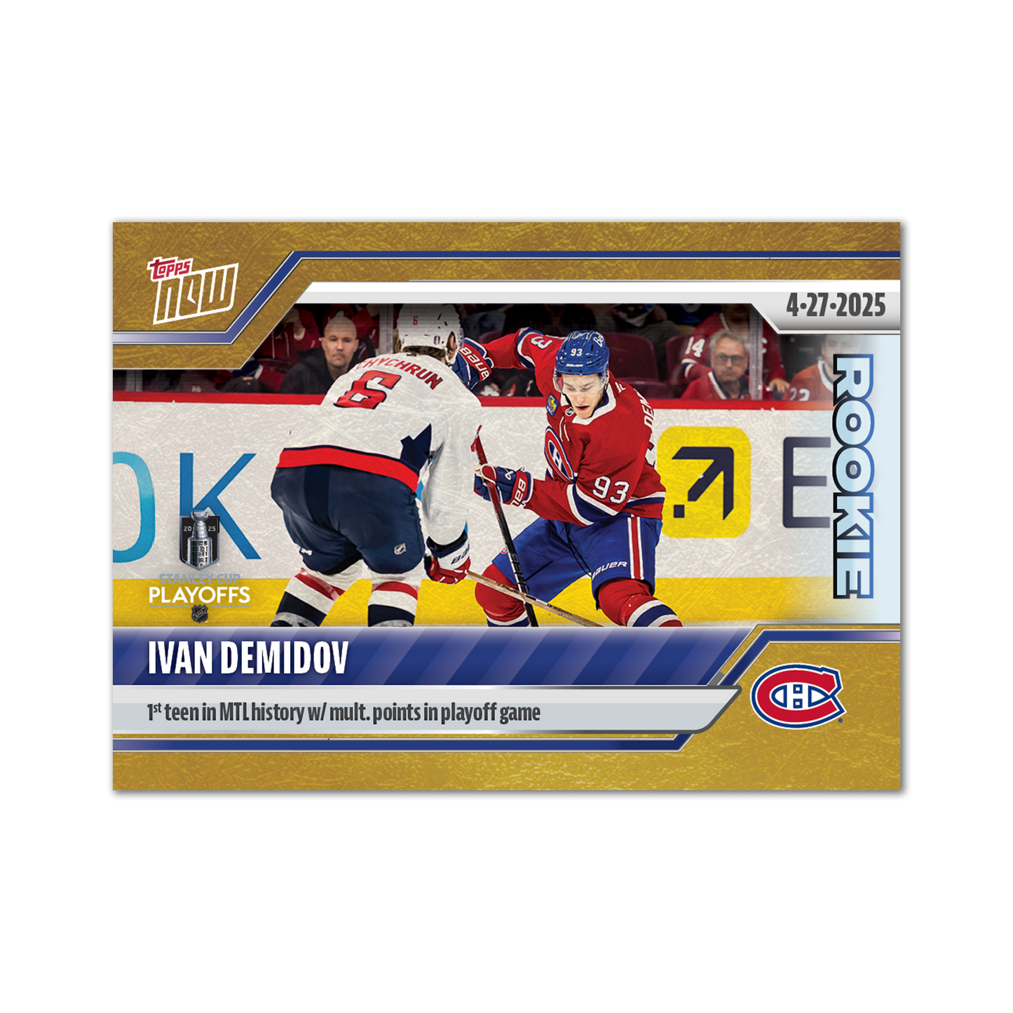 Ivan Demidov - 2024-25 NHL Topps NOW® - Sticker # 170 Pack - PR: 535