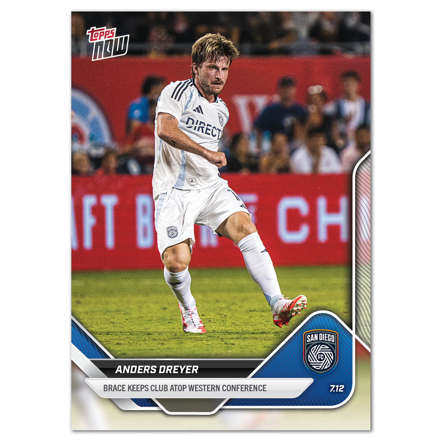 Anders Dreyer - 2025 MLS Topps NOW® - Card 64 - PR: 358