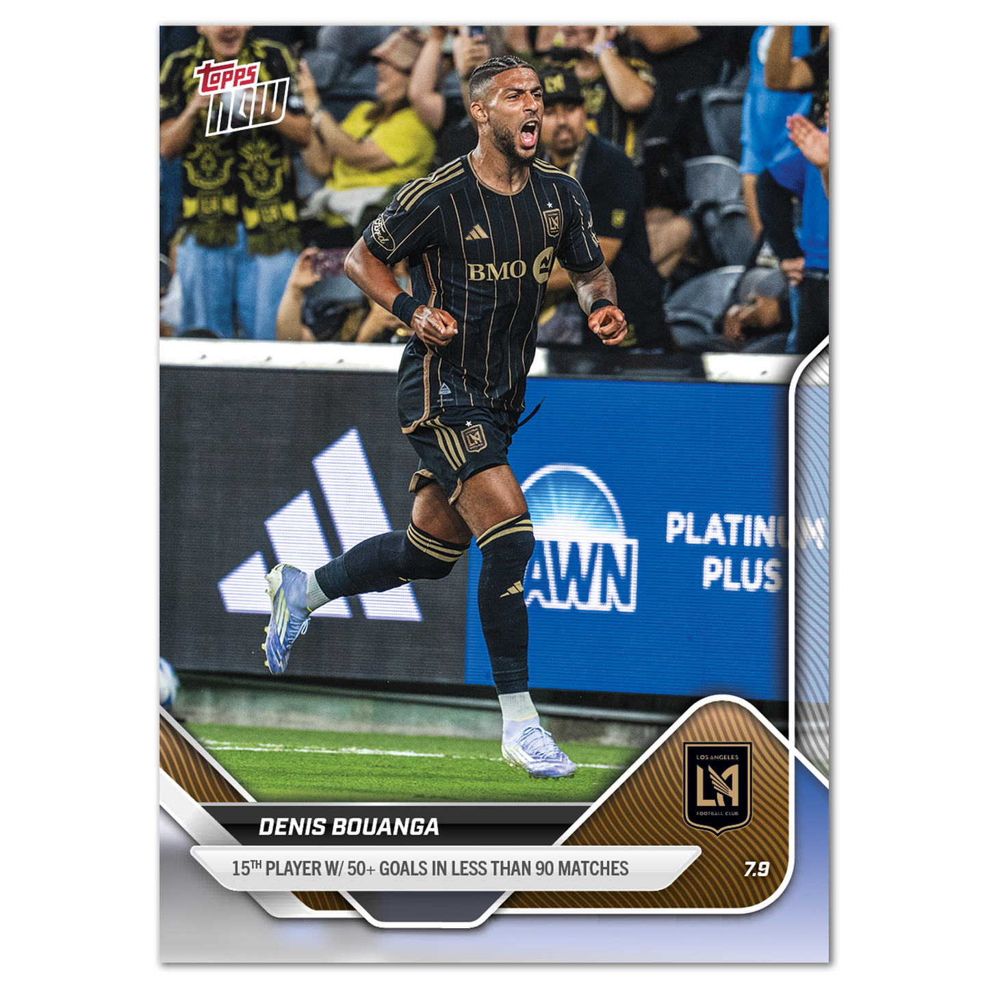 Denis Bouanga - 2025 MLS Topps NOW® - Card 62 - PR: 140