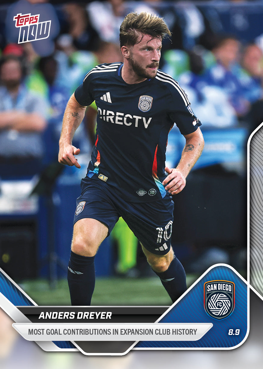 Anders Dreyer - 2025 MLS Topps NOW® - Card 74 - PR: 427