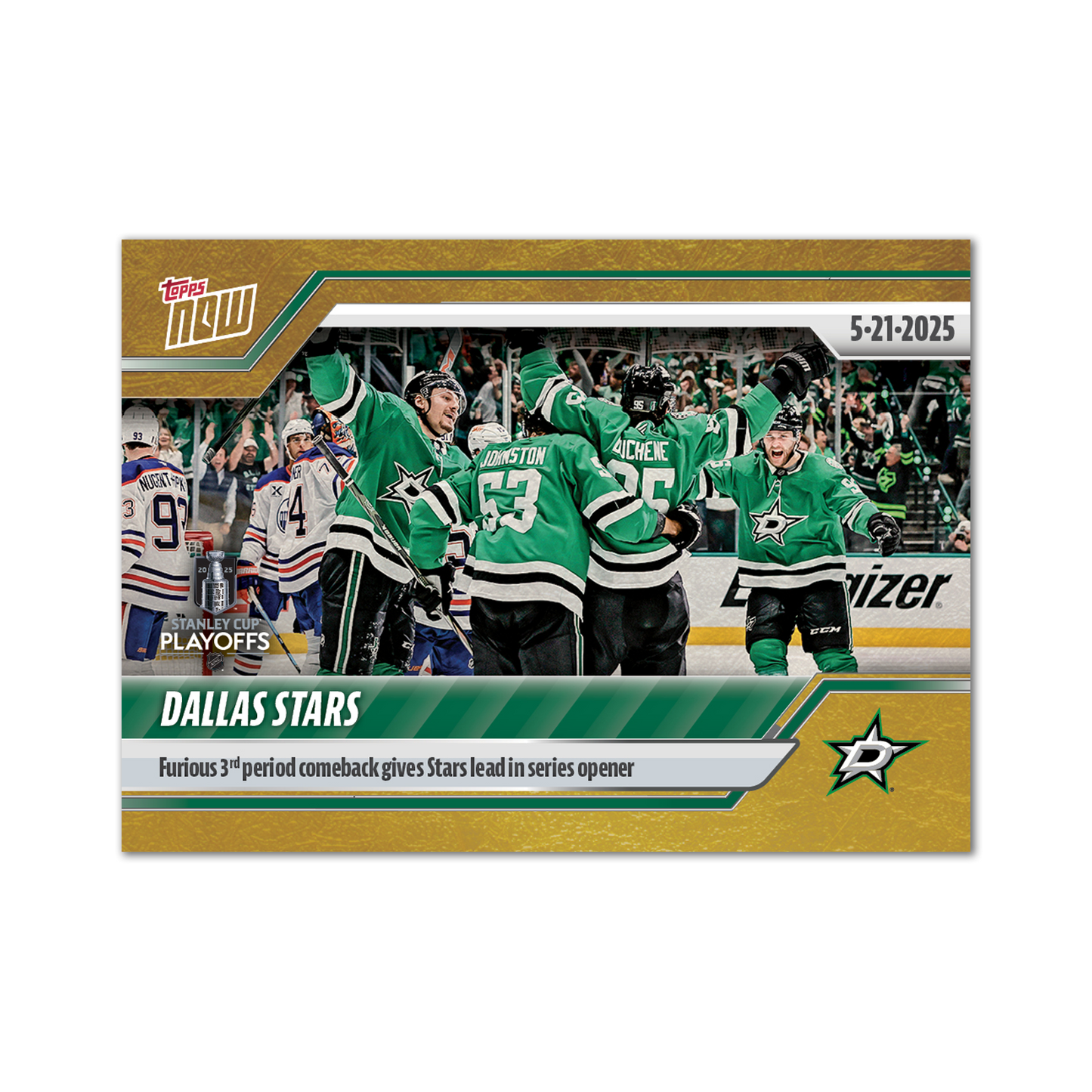 Dallas Stars - 2024-25 NHL Topps NOW® - Sticker # 190 Pack - PR: 155