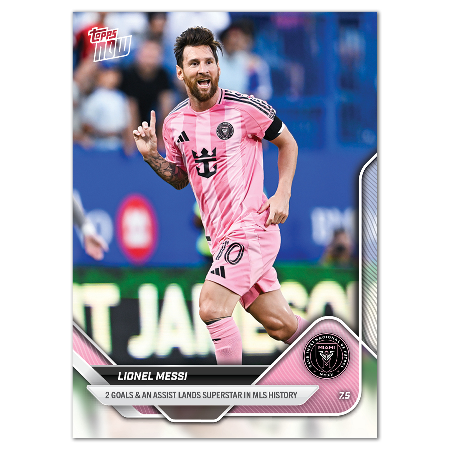 Lionel Messi - 2025 MLS Topps NOW® - Card 60 - PR: 2328