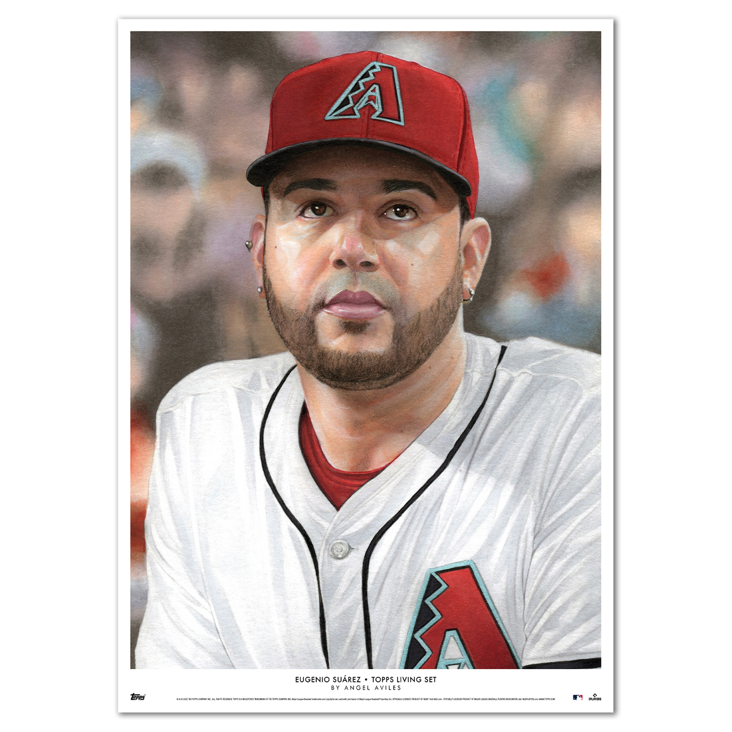 Topps Living Set Fine Art Print #828 - Eugenio Suárez