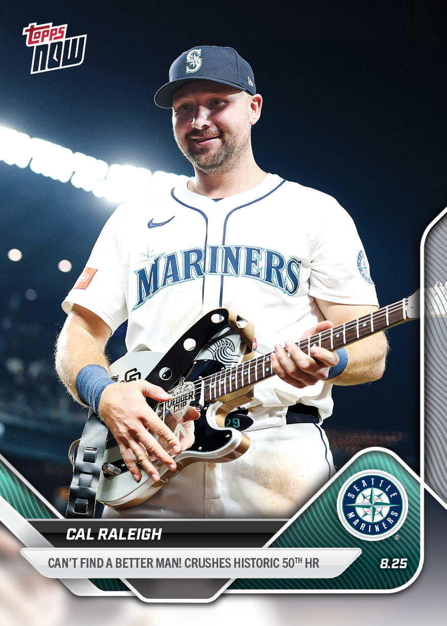 Cal Raleigh - 2025 MLB Topps NOW® - Card 609 - PR: 6002