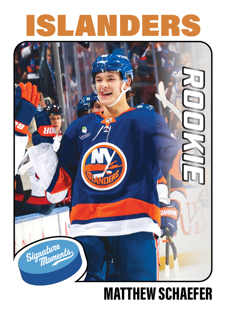 Matthew Schaefer - 2025-26 NHL Topps NOW® - Sticker # 8 Pack - PR: 2695