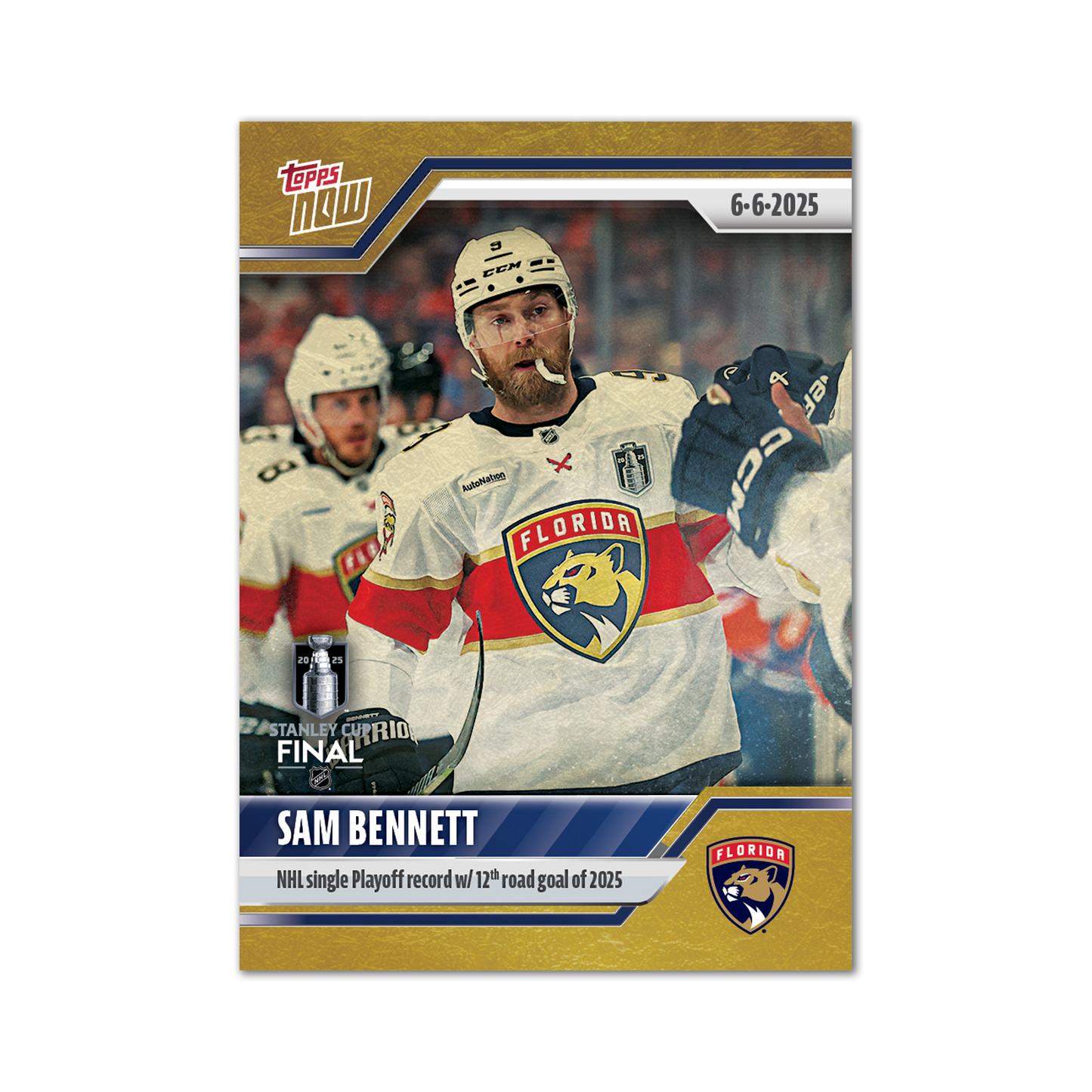 Sam Bennett - 2024-25 NHL Topps NOW® - Sticker # 200 Pack - PR: 250