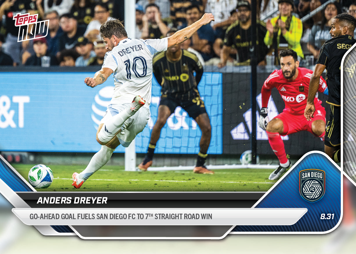 Anders Dreyer - 2025 MLS Topps NOW® - Card 85 - PR: 453