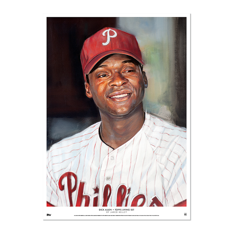 Topps Living Set Fine Art Print #849 - Dick Allen