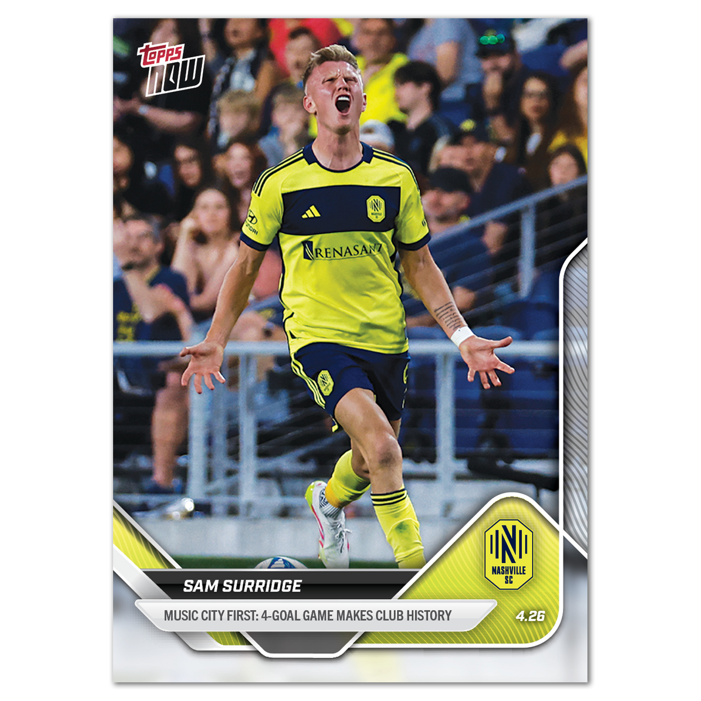 Sam Surridge - 2025 MLS Topps NOW® - Card 33 - PR: 197