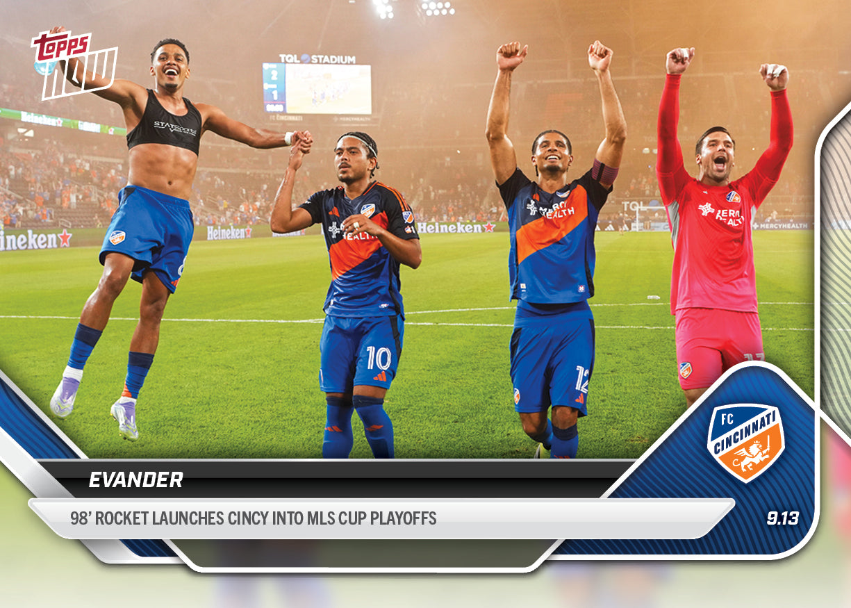Evander - 2025 MLS Topps NOW® - Card 91 - PR: 307