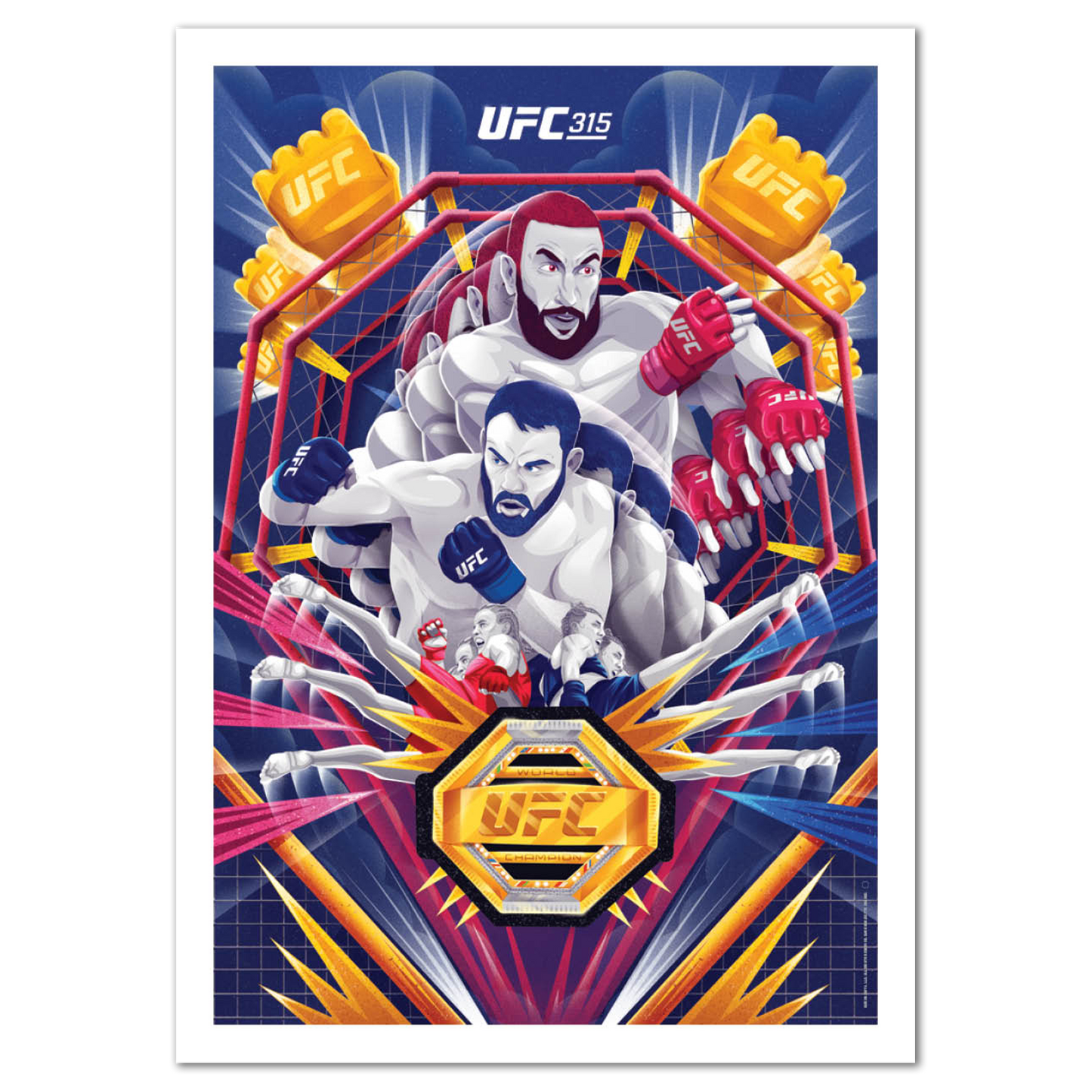 Jack Della Maddalena - 2025 UFC Topps NOW® - Card 13 - LOOK FOR AUTOS - PR: 1347