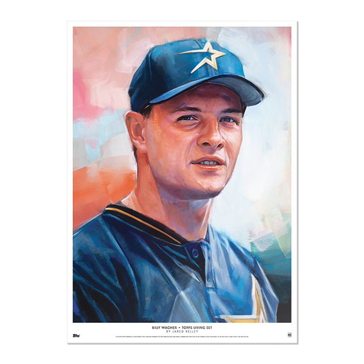 Topps Living Set Fine Art Print #852 - Billy Wagner