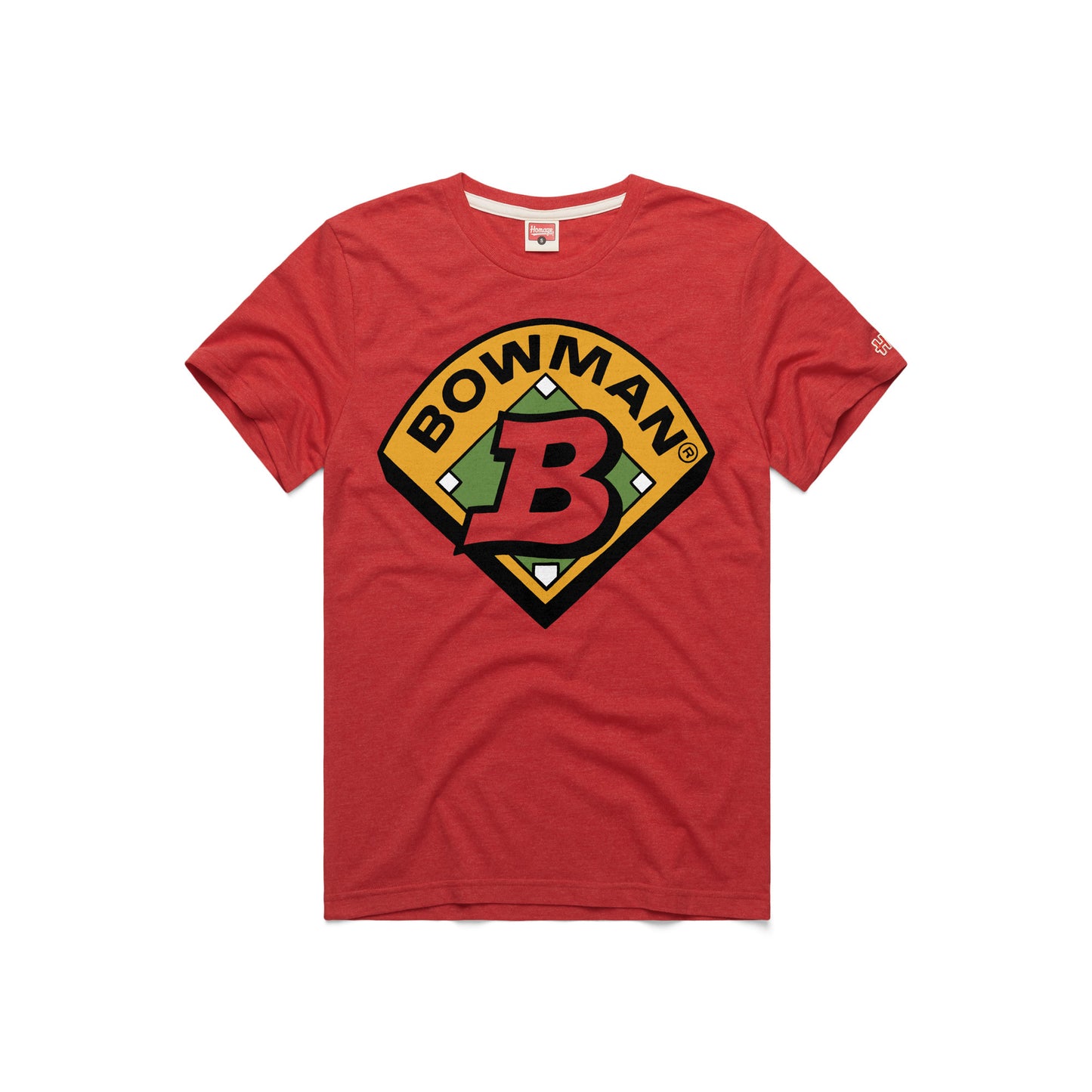 Bowman Mega + Bowman BB Logo - Red Tee