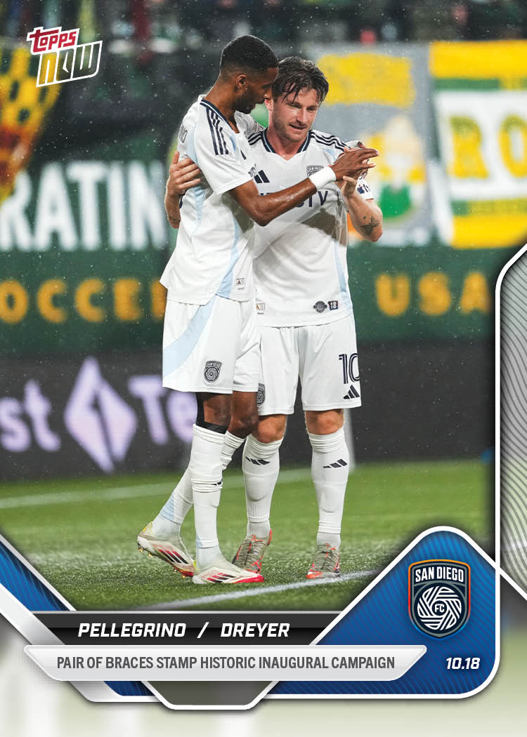 Amahl Pellegrino / Anders Dreyer - 2025 MLS Topps NOW® - Card 117 - PR: 497