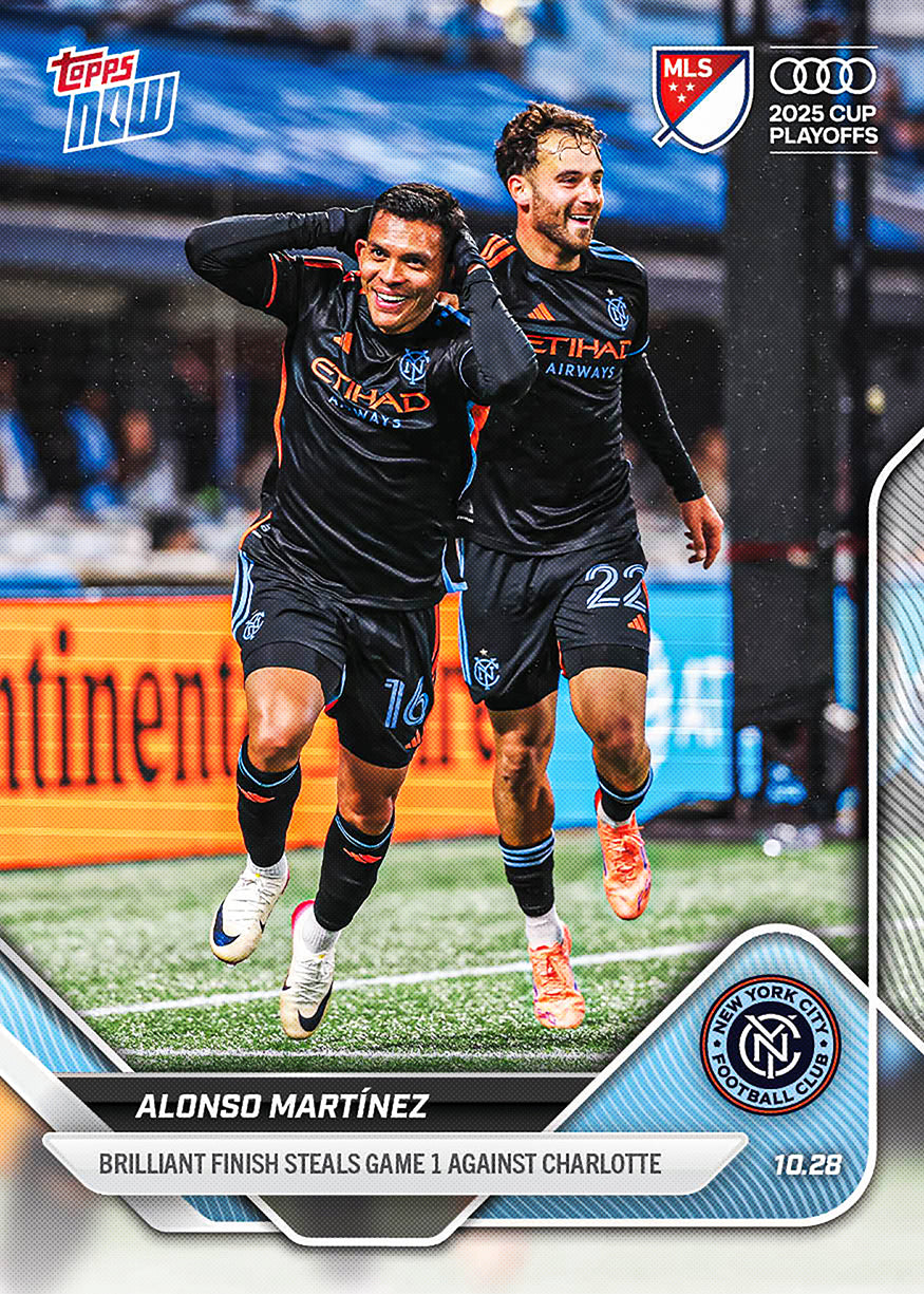 Alonso Martínez - 2025 MLS Topps NOW® - Card 124