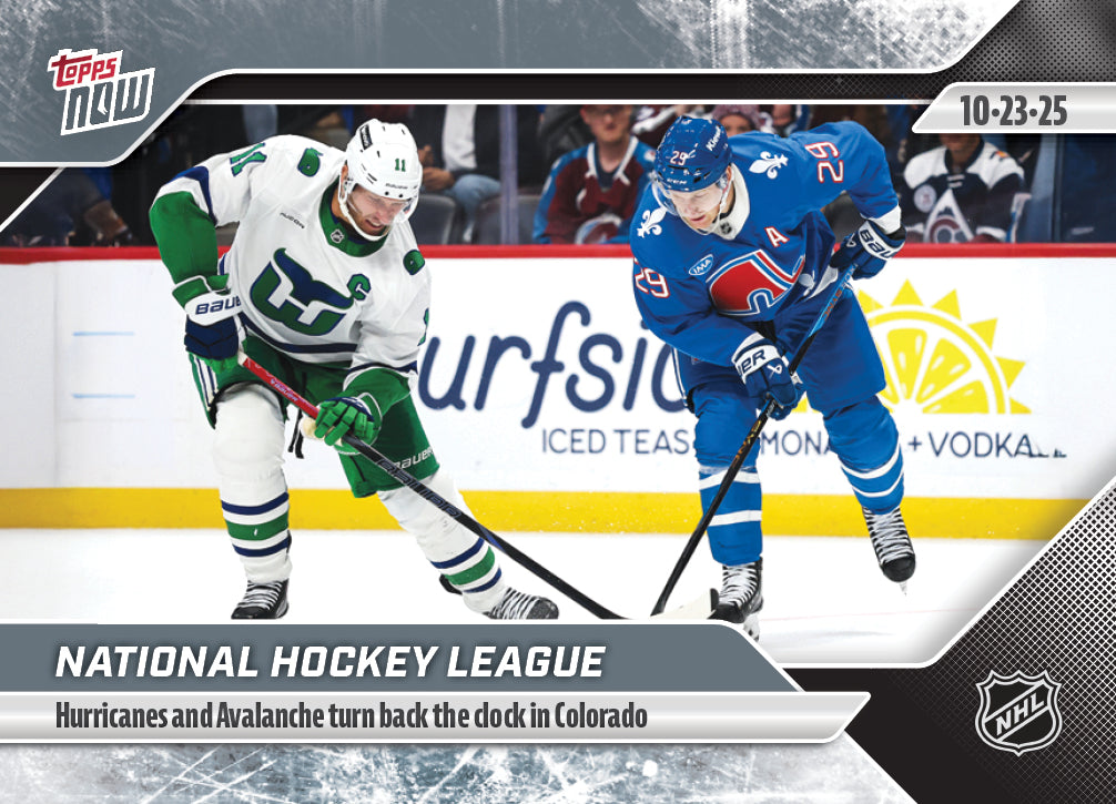 National Hockey League - 2025-26 NHL Topps NOW® - Sticker # 18 Pack - PR: 230
