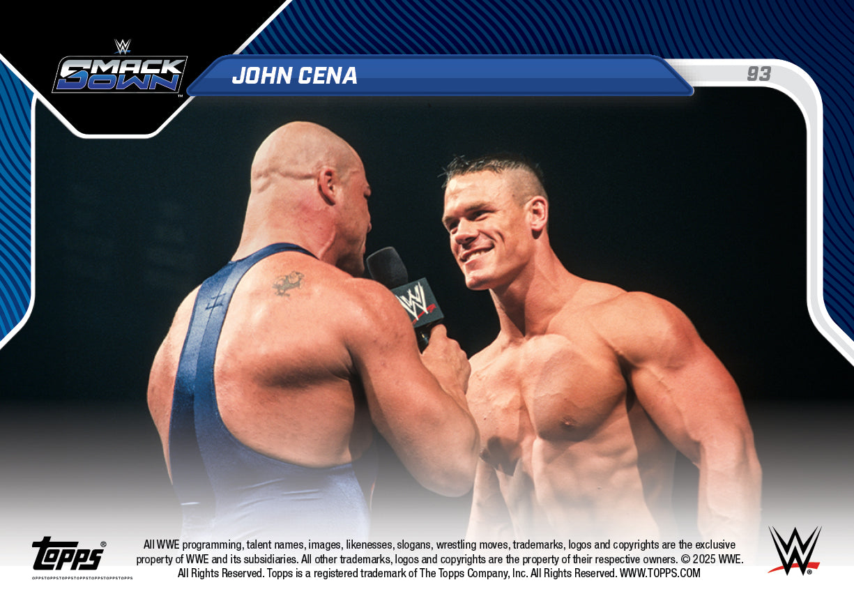 John Cena - 2025 WWE Topps NOW® - Card 93 - PR: 4301