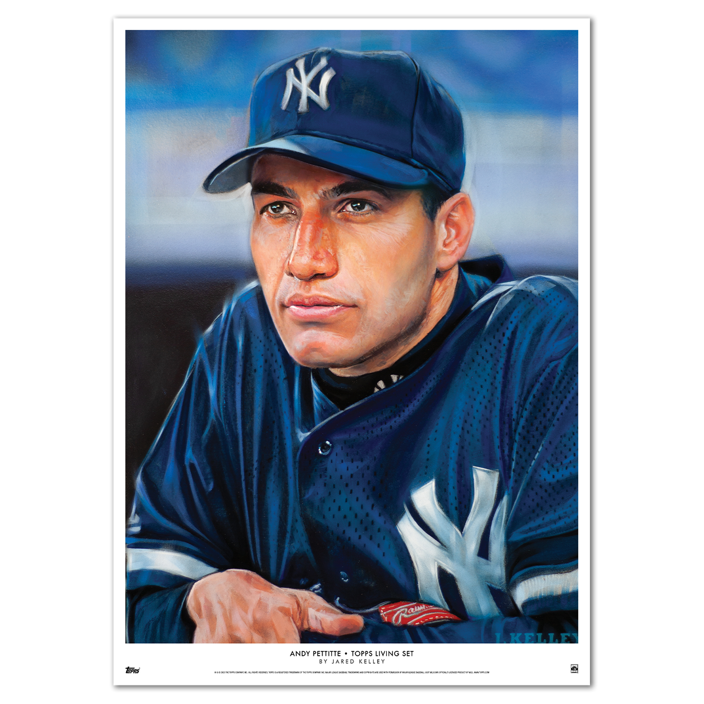 Topps Living Set Fine Art Print #827 - Andy Pettitte