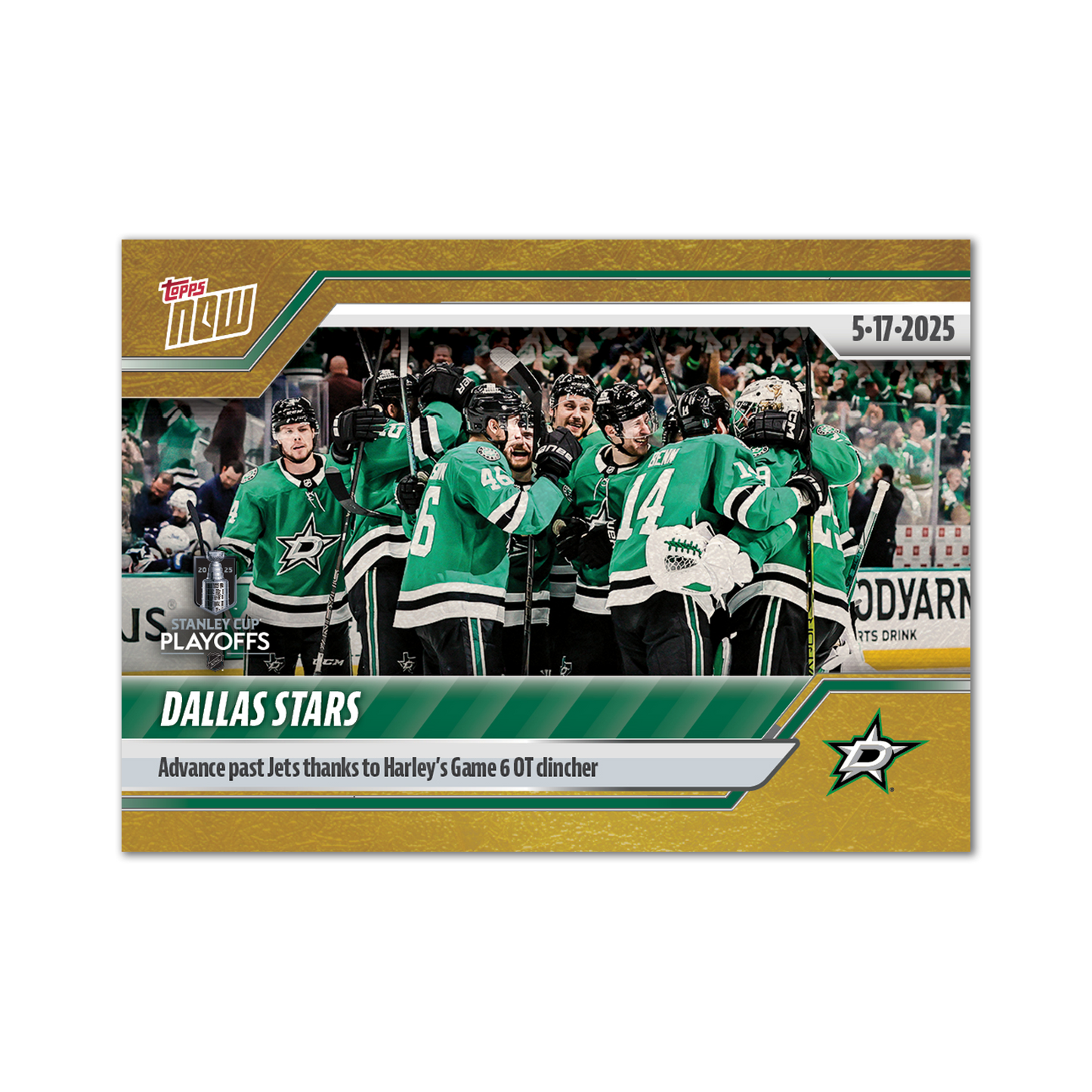 Dallas Stars - 2024-25 NHL Topps NOW® - Sticker # 187 Pack - PR: 150