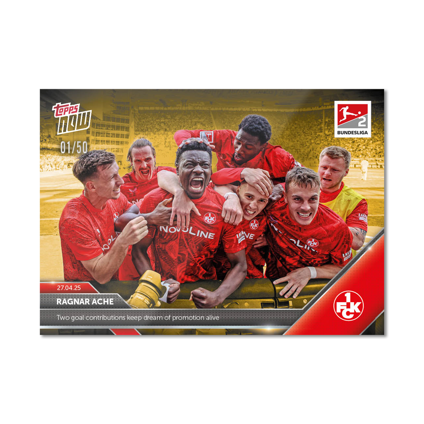Ragnar Ache - 2024-25 Bundesliga Topps NOW® Card 173 - PR: 141