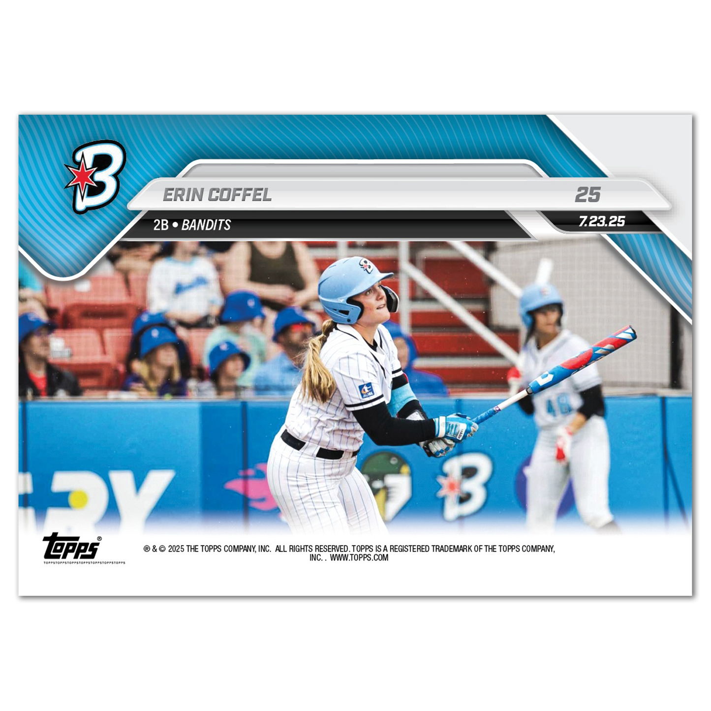 Erin Coffel - 2025 AUSL Topps NOW® - Card 25 - LOOK FOR AUTOS - PR: 1186