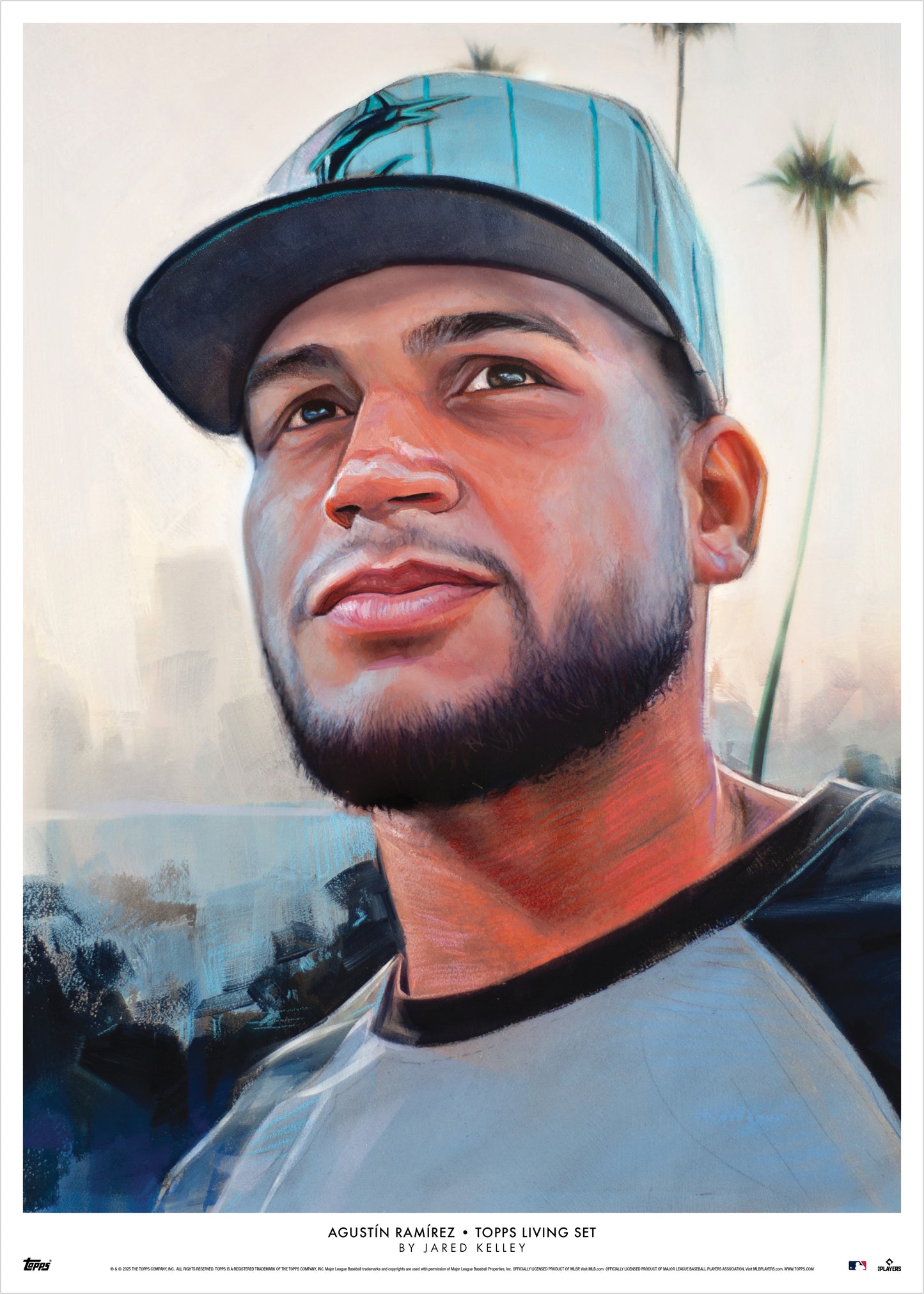 Topps Living Set Fine Art Print #860 - Agustín Ramírez