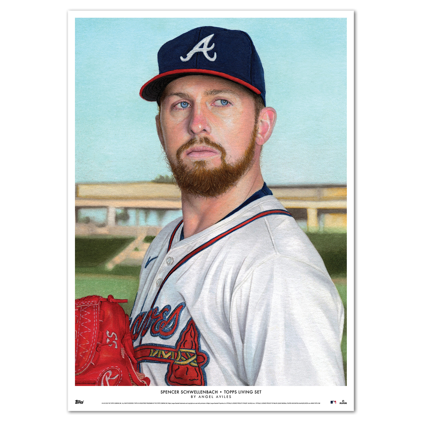 Topps Living Set Fine Art Print #824 - Spencer Schwellenbach
