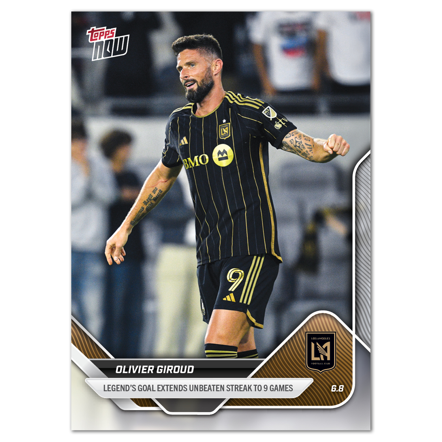 Olivier Giroud - 2025 MLS Topps NOW® - Card 51 - PR: 122