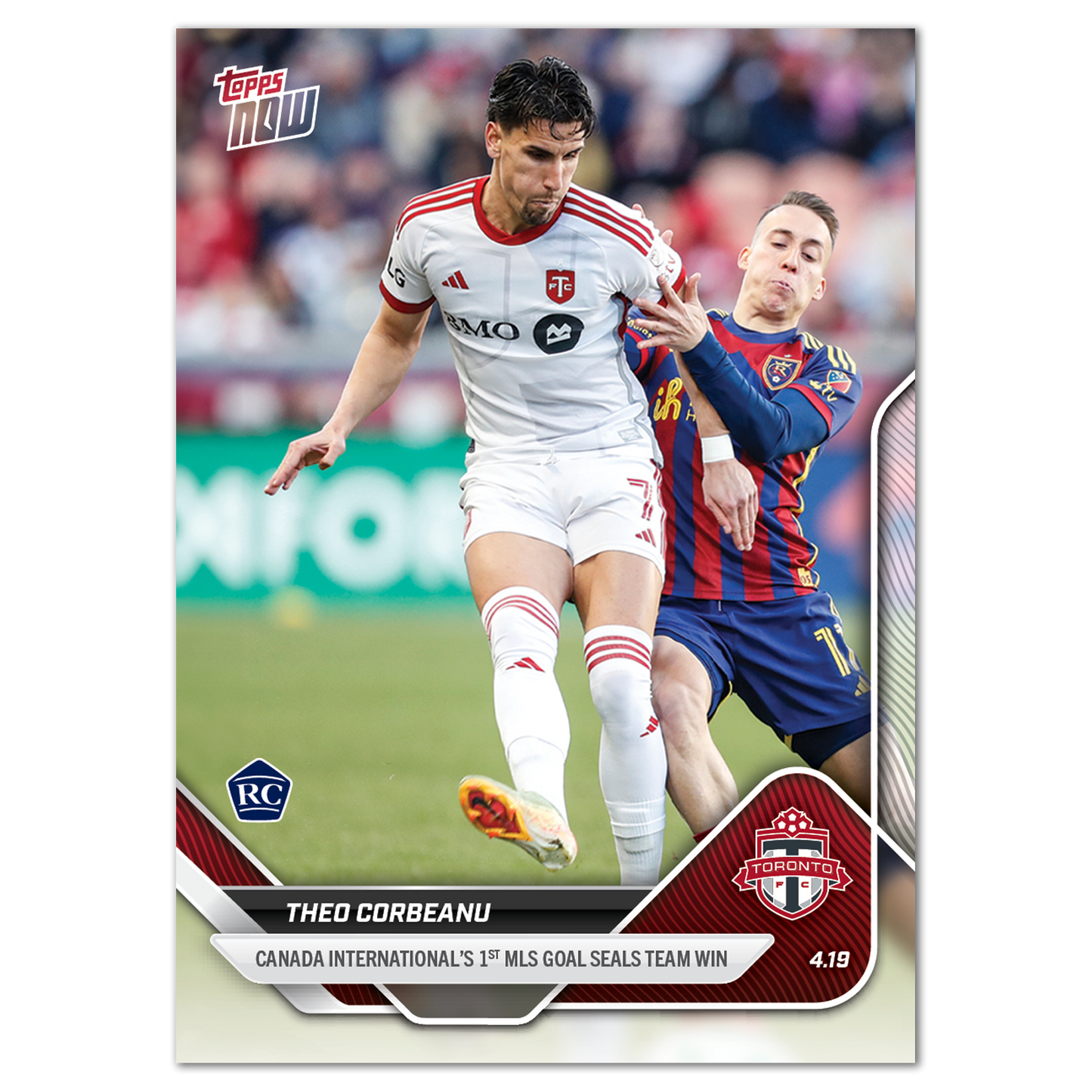 Theo Corbeanu - 2025 MLS Topps NOW® - Card 31 - PR: 95