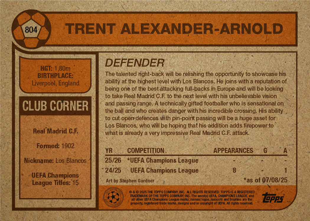 Trent Alexander-Arnold - UCC Living Set® - Card 804 - PR: 571