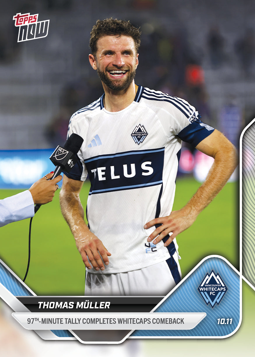 Thomas Müller - 2025 MLS Topps NOW® - Card 114 - PR: 247