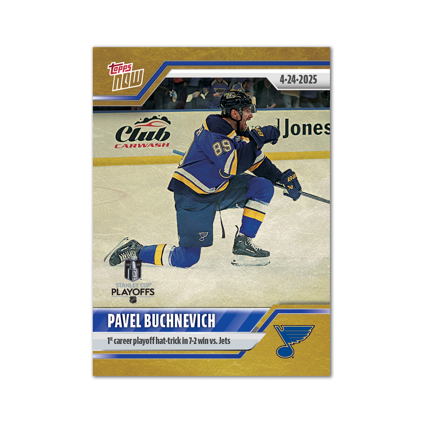 Pavel Buchnevich - 2024-25 NHL Topps NOW® - Sticker # 168 Pack - PR: 140