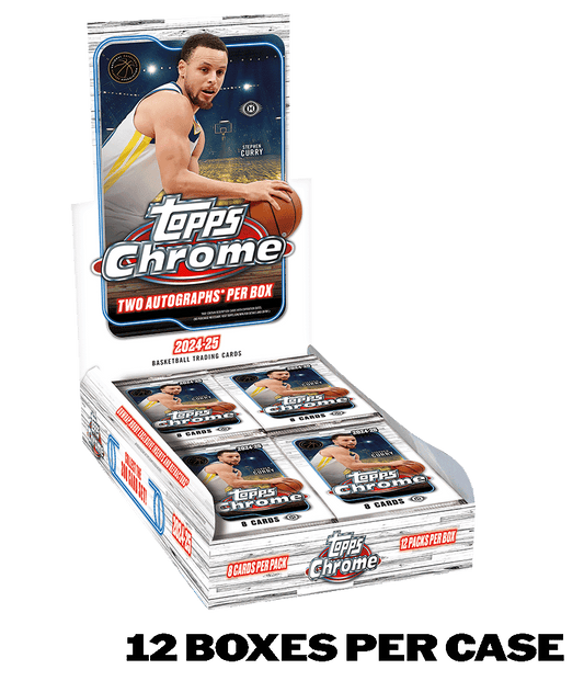 2024/25 Topps Chrome® Basketball - Hobby Box - Sealed Case