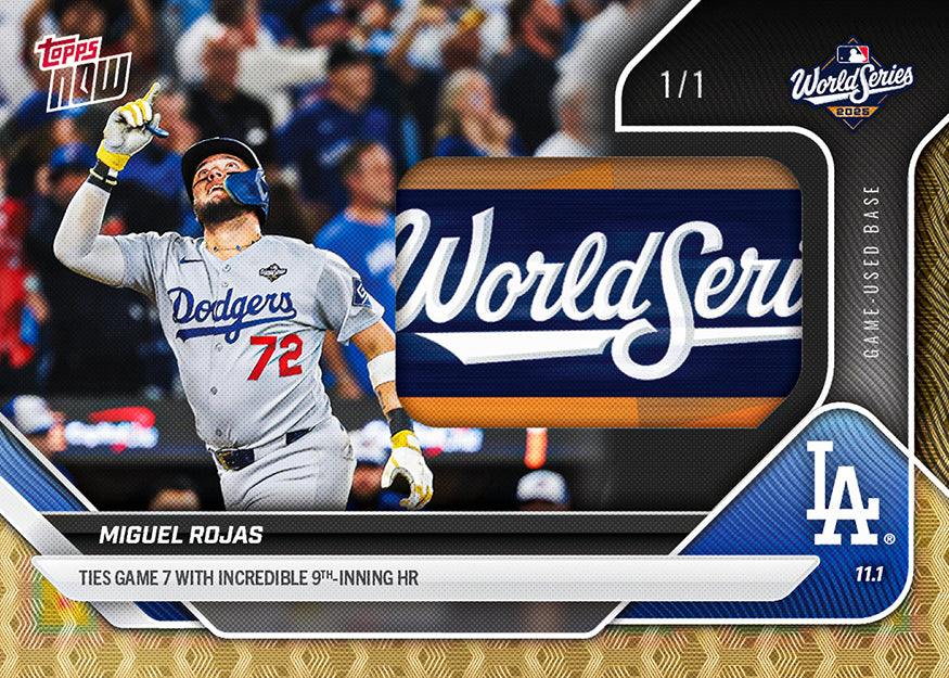 Miguel Rojas - 2025 MLB Topps NOW® - Card 921 - PR: 6449