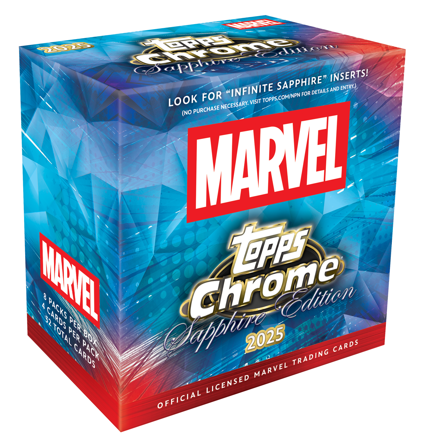2025 Marvel Comics Chrome® Sapphire - Hobby Box