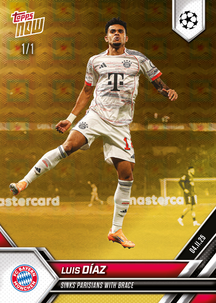 Luis Díaz - 2025-26 UCL Topps NOW® - Card 44