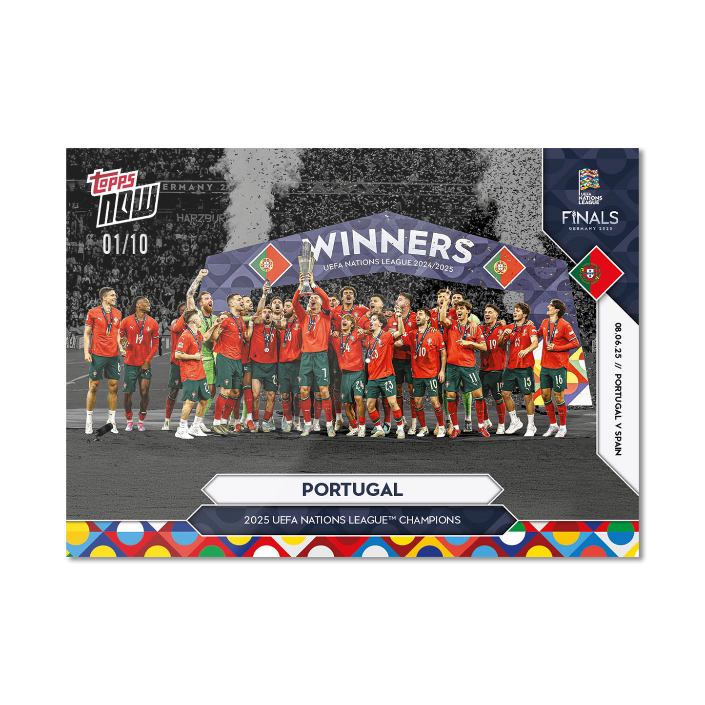 Portugal - 2025 UEFA Nations League Topps NOW® - Card 4 - PR: 2177