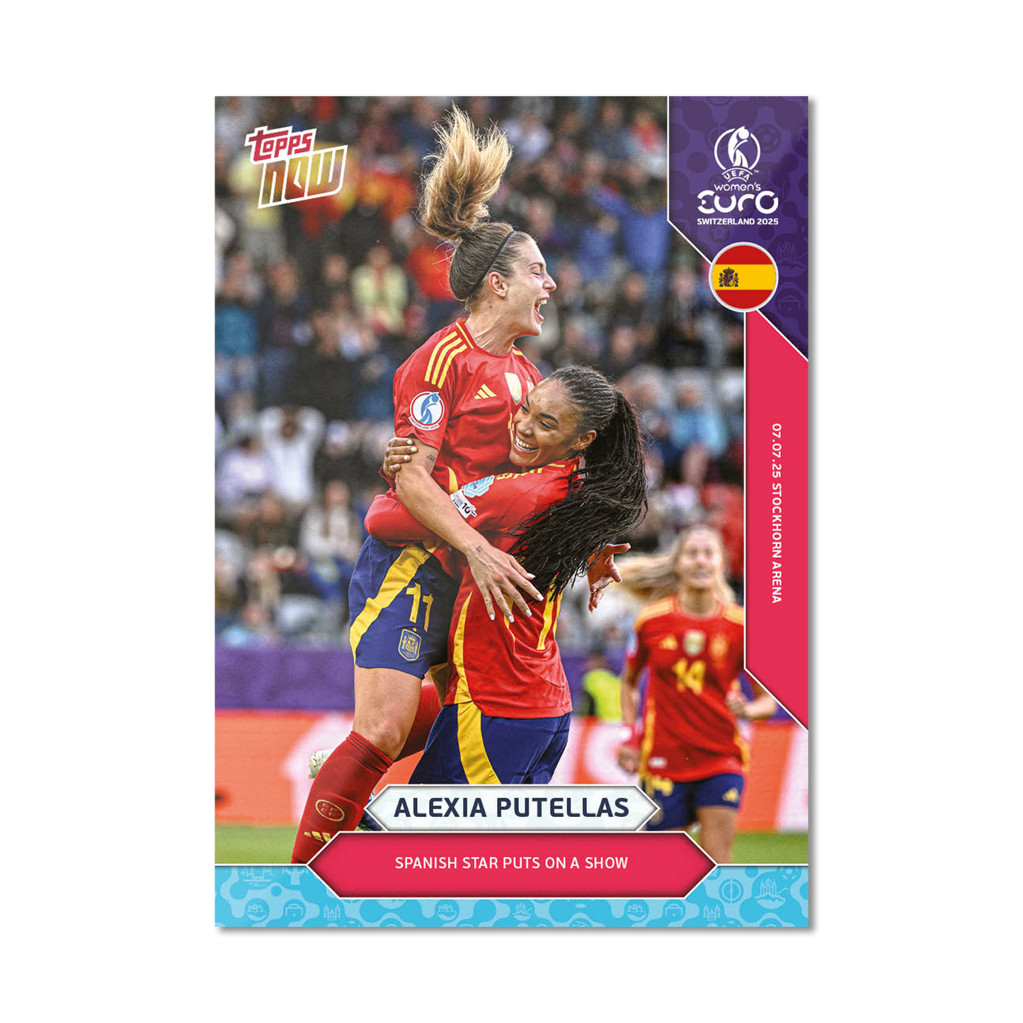 Alexia Putellas - UEFA Women’s EURO 2025™ Topps NOW® - Card 9 - PR: 561