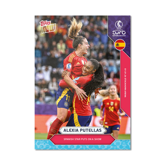 Alexia Putellas - UEFA Women’s EURO 2025™ Topps NOW® - Card 9 - PR: 561