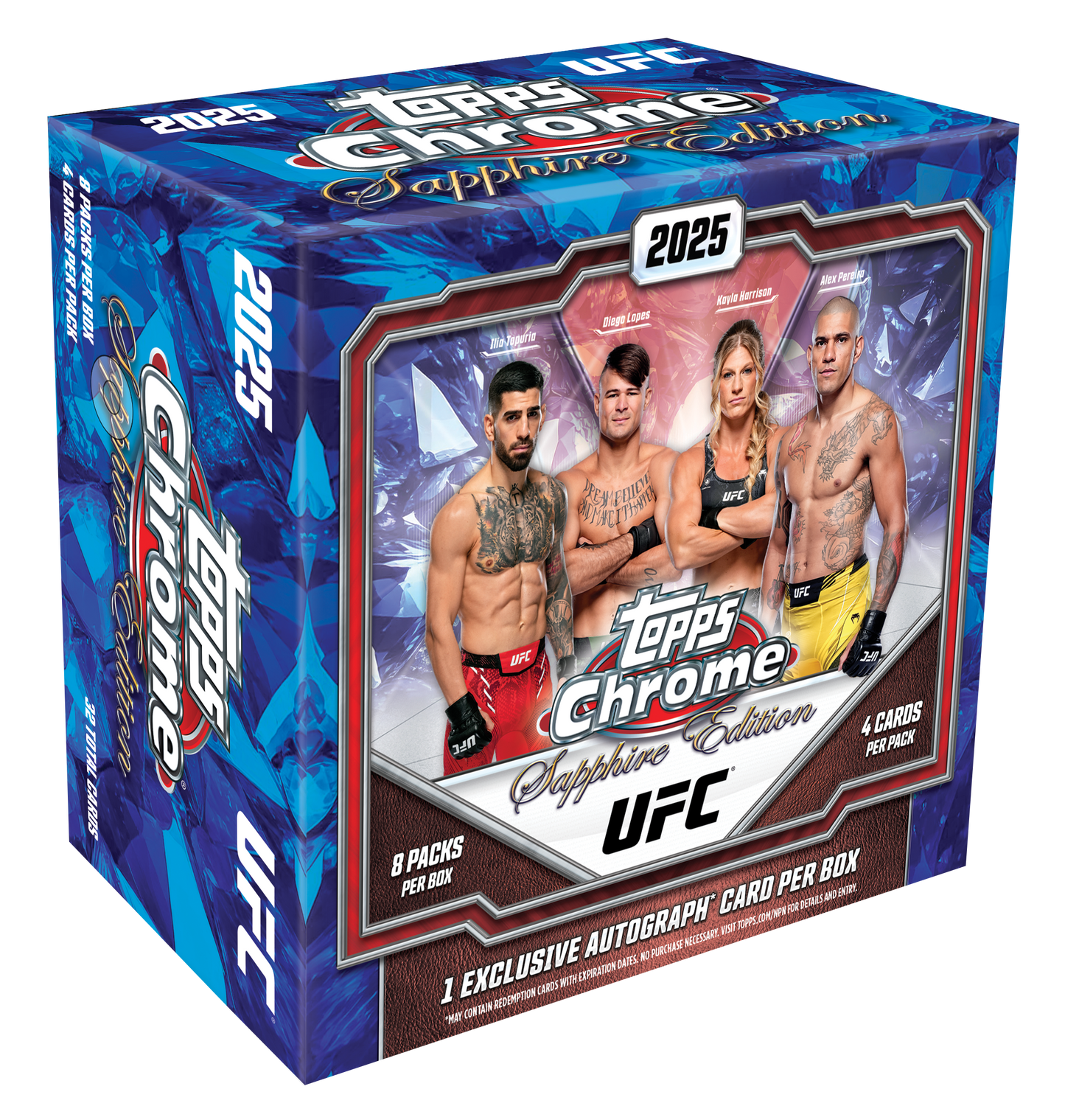 2025 Topps Chrome® UFC - Sapphire Edition - Hobby Box