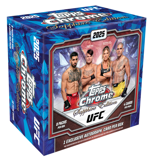2025 Topps Chrome® UFC - Sapphire Edition - Hobby Box