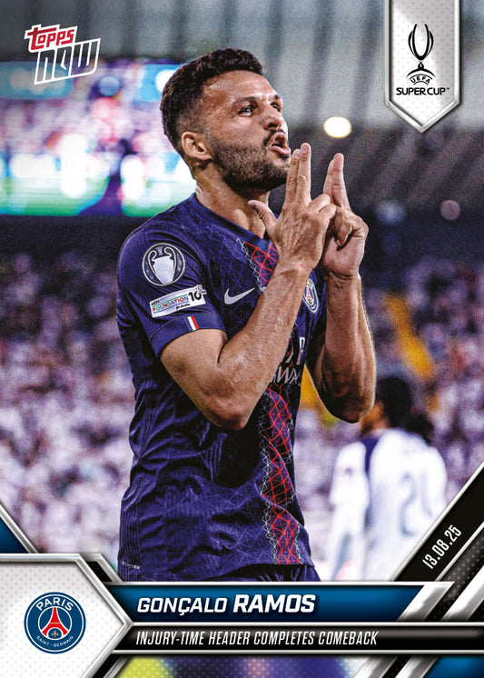 Gonçalo Ramos - 2025-26 UCL Topps NOW® Card 3 - PR: 303