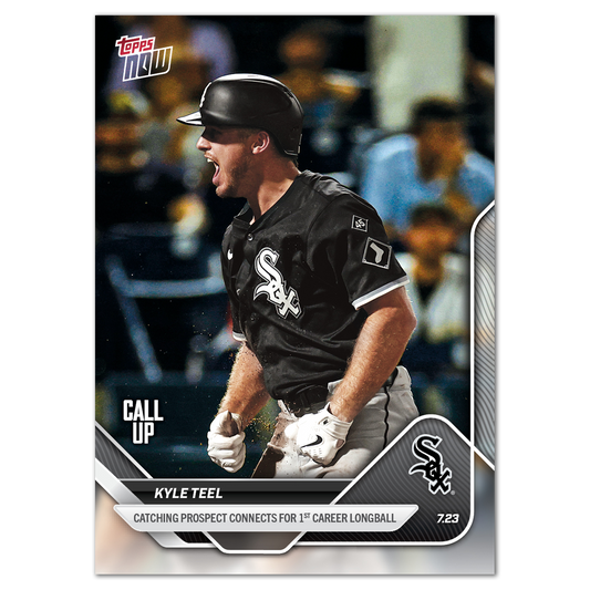 Kyle Teel - 2025 MLB Topps NOW® - Card 458 - PR: 806