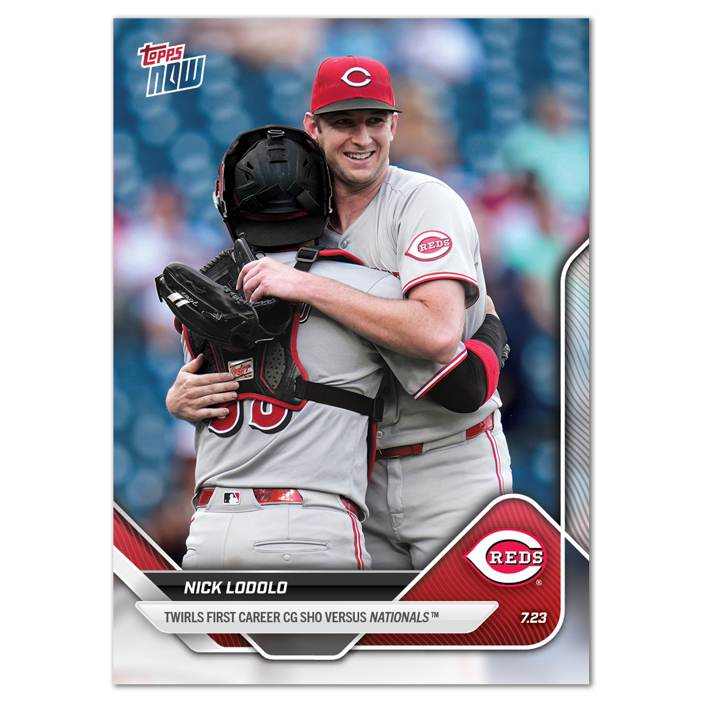 Nick Lodolo - 2025 MLB Topps NOW® - Card 455 - PR: 643