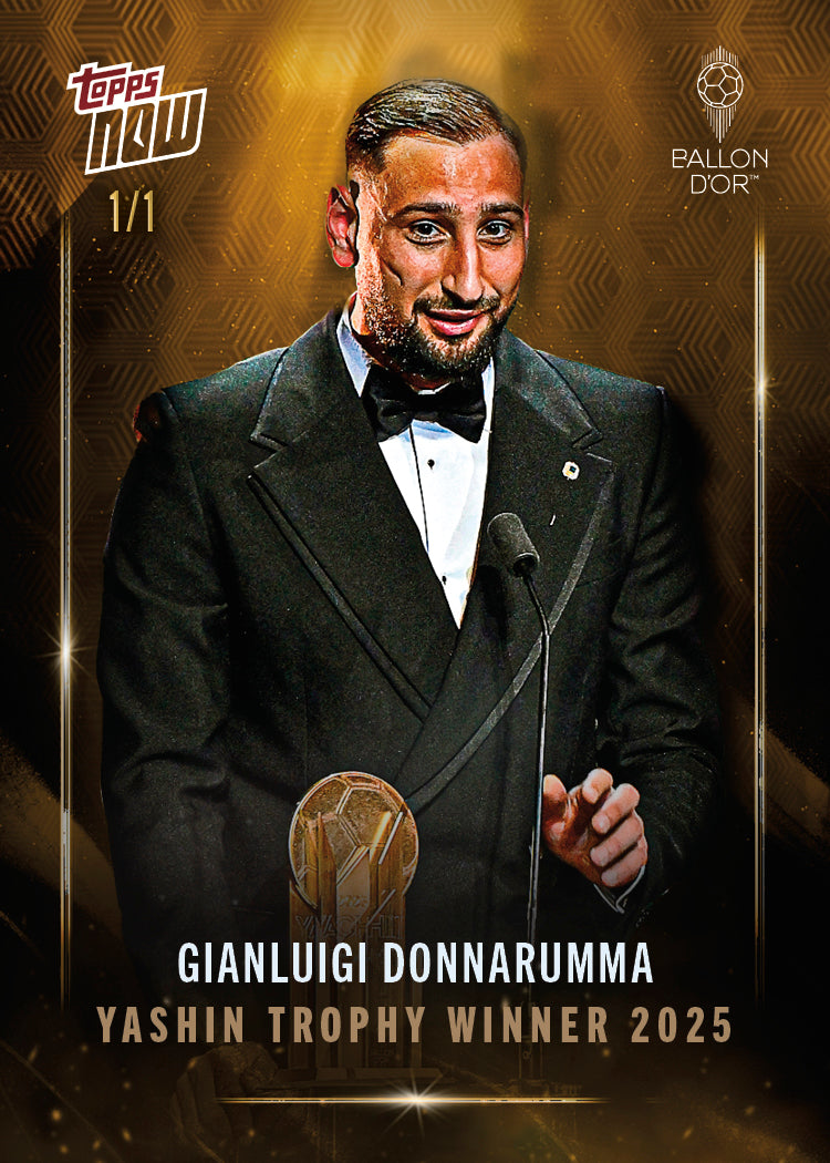 Gianluigi Donnarumma - 2025 Ballon d'Or Topps NOW® - Card 5 - LOOK FOR AUTO & RELICS - PR: 739