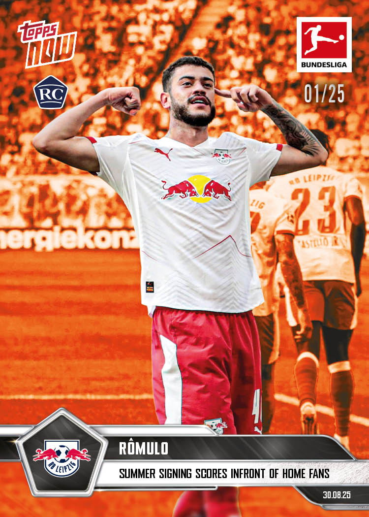 Romulo - 2025-26 Bundesliga Topps NOW® - Card 14 - PR: 285