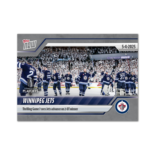 Winnipeg Jets - 2024-25 NHL Topps NOW® - Sticker # 176 Pack - PR: 110