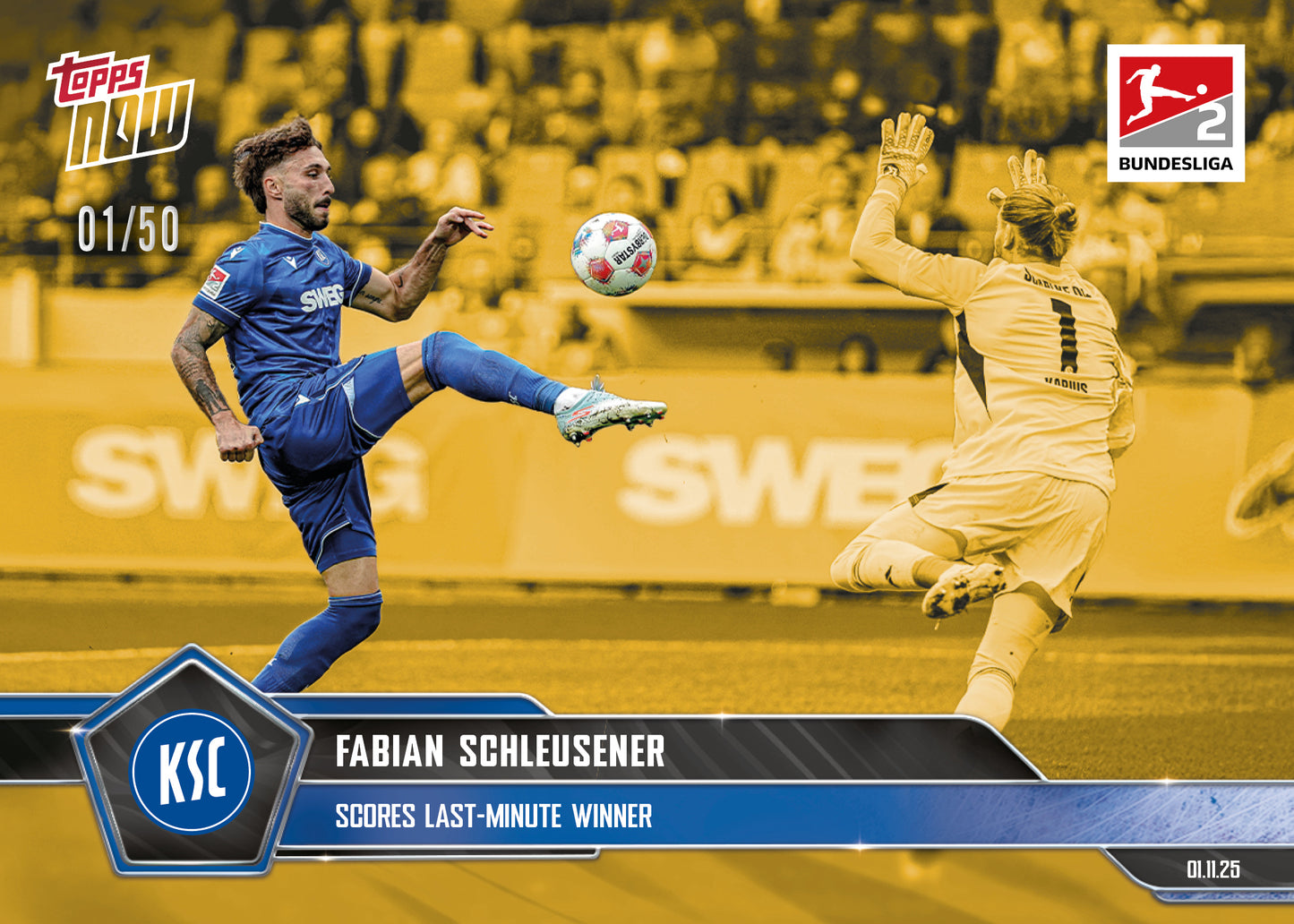 Fabian Schleusener - 2025-26 Bundesliga Topps NOW® - Card 53