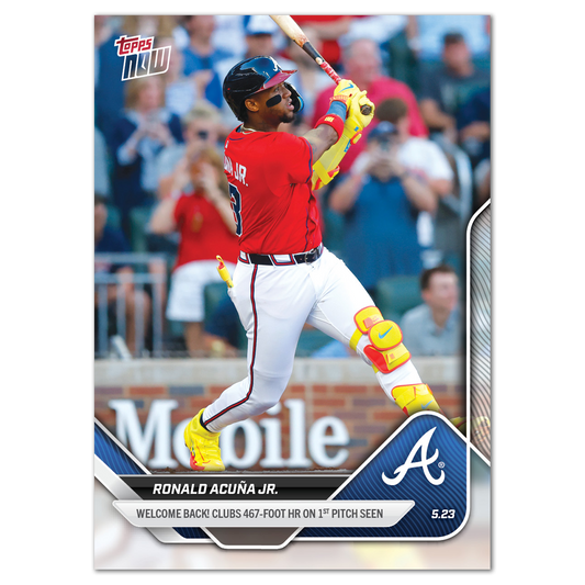 Ronald Acuña Jr. - 2025 MLB Topps NOW® - Card 204 - PR: 2824