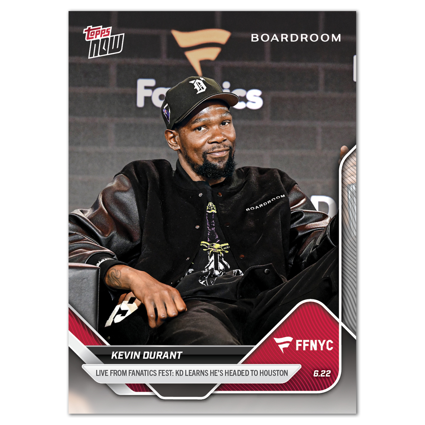 Kevin Durant - 2025 Topps NOW® Basketball - Card KDFF - LOOK FOR AUTO - PR: 3472